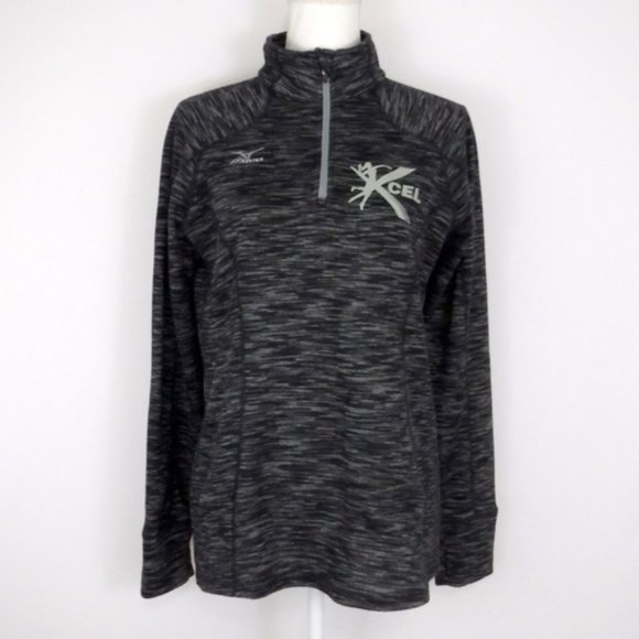 Mizuno Tops - Mizuno Volleyball Mock Neck Quarter Zip Shirt L